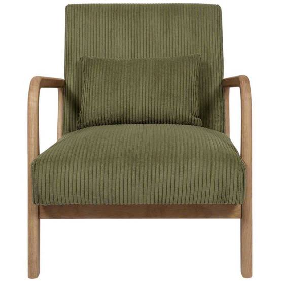 The Home Deco Factory - Fauteuil en velours côtelé Scott - Image 3