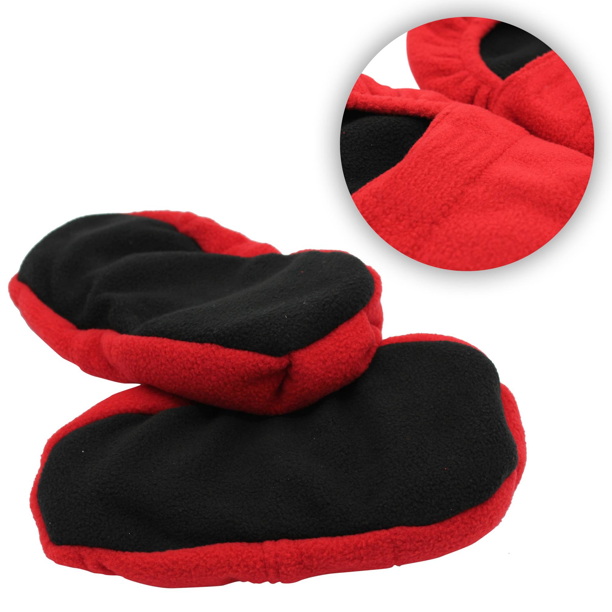 Fishtec - Chaussons Chauffants Micro-ondes à Graines de Lin - Chaleur Relaxante - Unisexes, Réutilisables et Lavables - Taille Unique 36 à 40 - Image 4