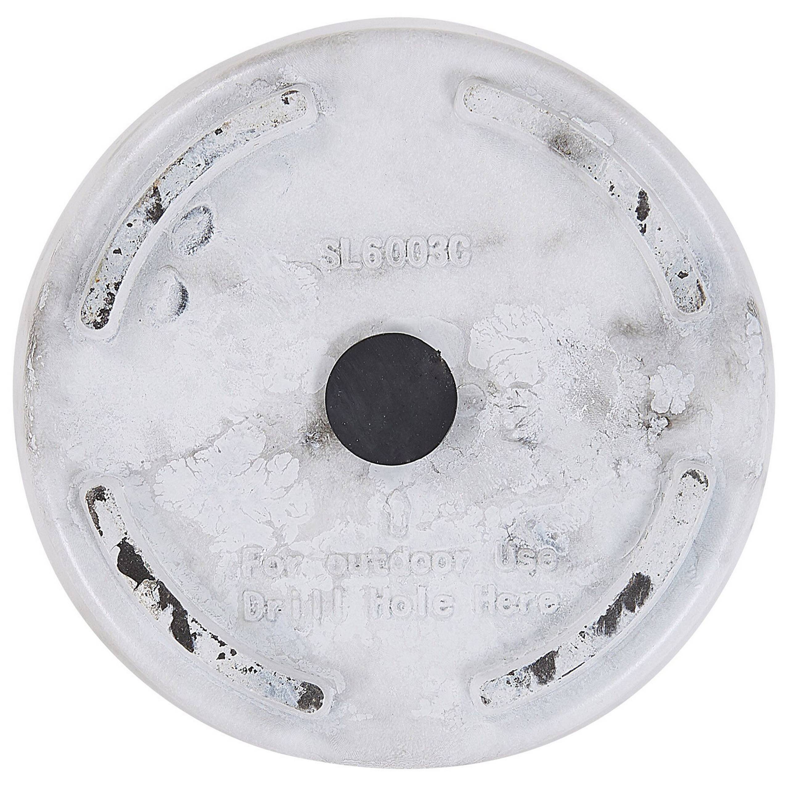 Beliani - Pot de Fleurs Effet Marbre en Mélange de Pierres 23 cm de Diamètre Idéal pour Extérieur et Intérieur Glamour et Moderne Lot de 2 - Image 6