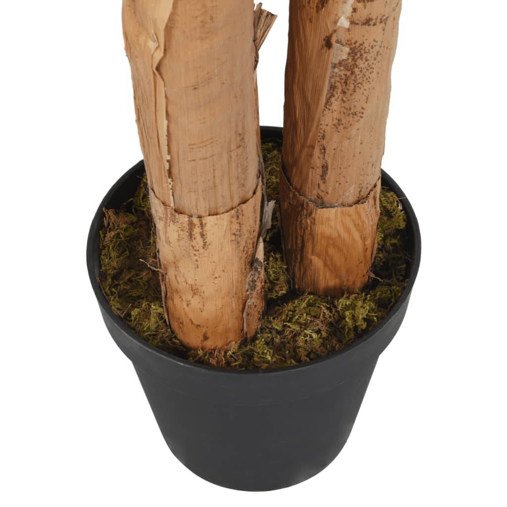 Bananier artificiel PEVA et bambou vert 80 x 80 x 180 cm - PANGIVO - Image 4