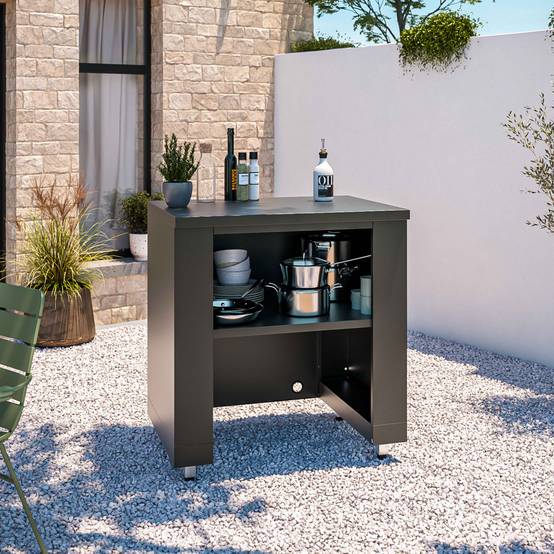 Oviala - Cuisine d'extérieur 3 modules avec barbecue Memphis - Oviala - Image 3