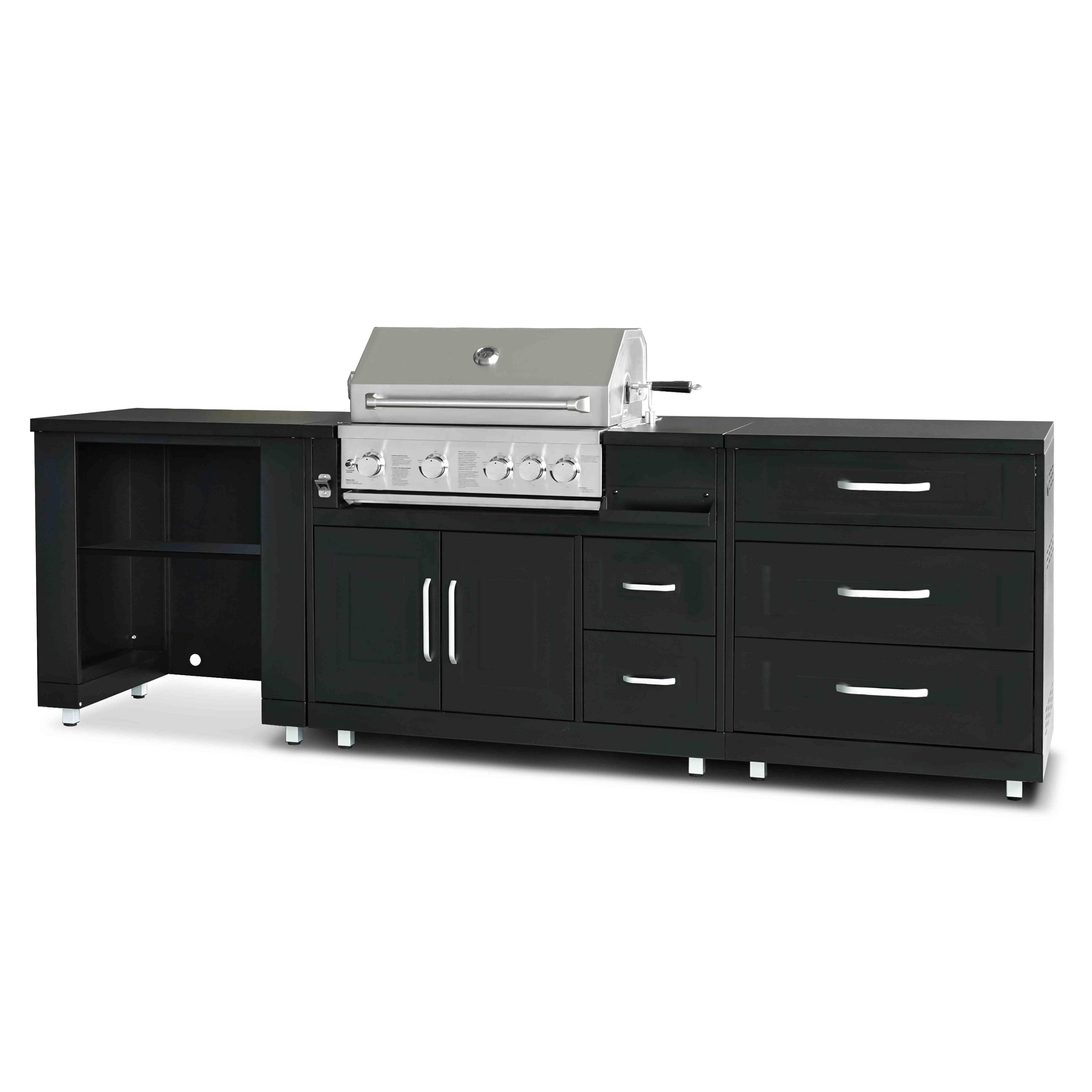 Oviala - Cuisine d'extérieur 3 modules avec barbecue Memphis - Oviala - Image 2
