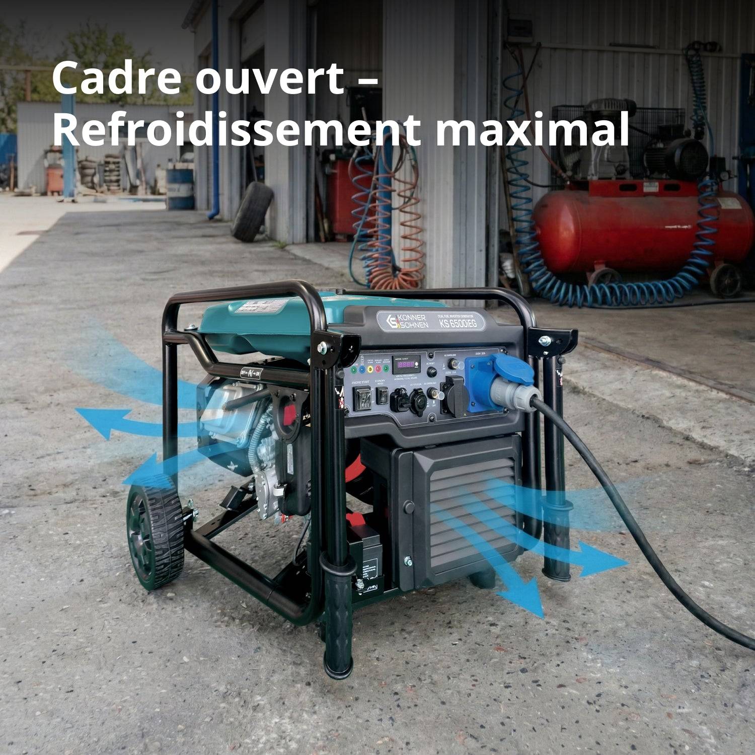 Groupe électrogène Inverter KS 6500iEG (Essence/Gaz) - Image 3