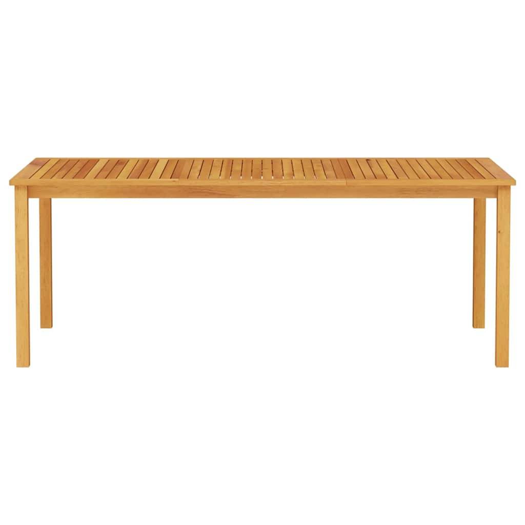 ComfortXL - Table et chaises de jardin pliantes Bois d'acacia massif pour 6 convives sur patio ou balcon Marron – ComfortXL Outdoor Living - Image 9