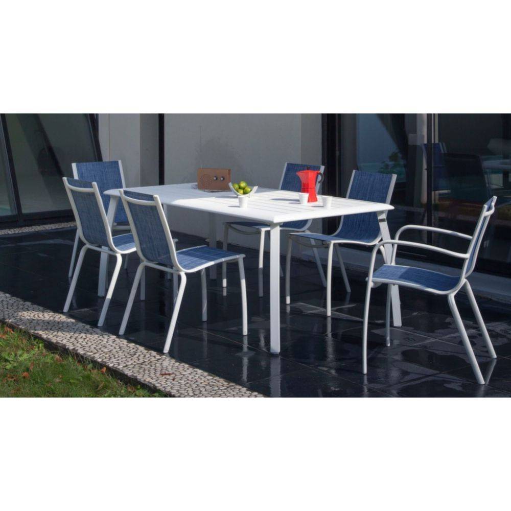 Proloisirs - Chaise aluminium textilène Linea (Lot de 2) - Image 4