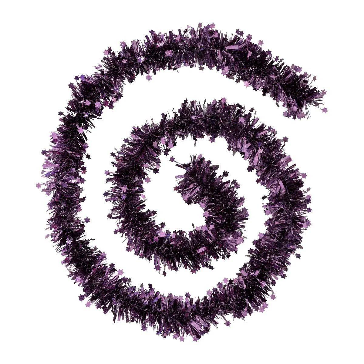 Guirlande de Noël "Colorama" 200cm Cassis