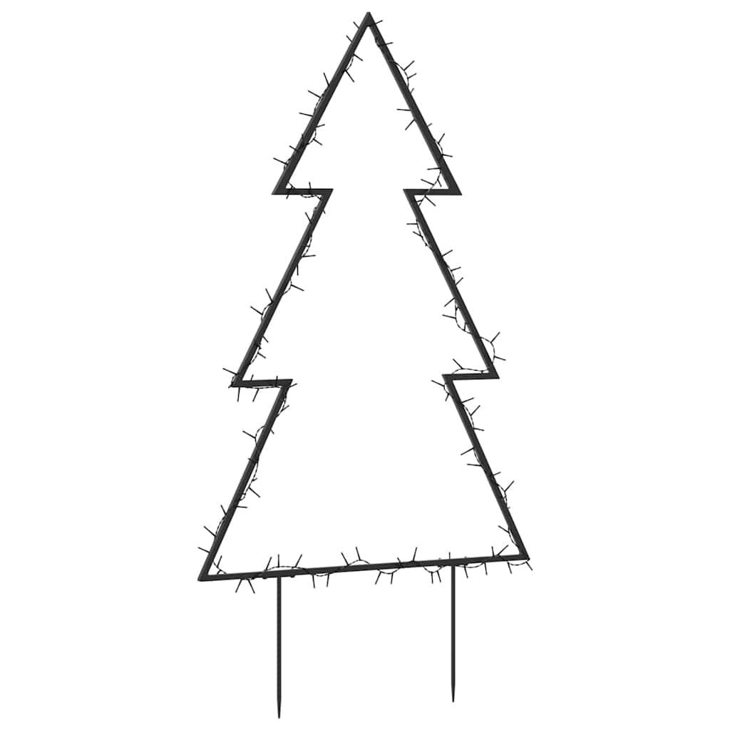 Décoration Sapin Lumineux de Jardin en Fer 115 LED avec Piquets 90 cm – ComfortXL Outdoor Living - Image 7