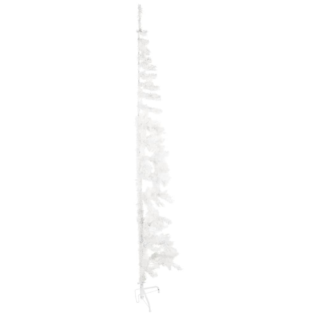 ComfortXL - Demi sapin de Noël mural PVC gain de place pour fête Blanc 210 cm – ComfortXL Outdoor Living - Image 4