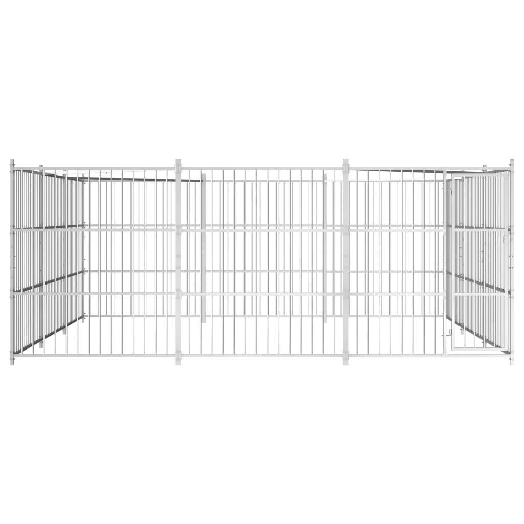 Vidaxl - Chenil d'extérieur pour chiens 450 x 450 x 185 cm vidaXL 144626 - Image 2