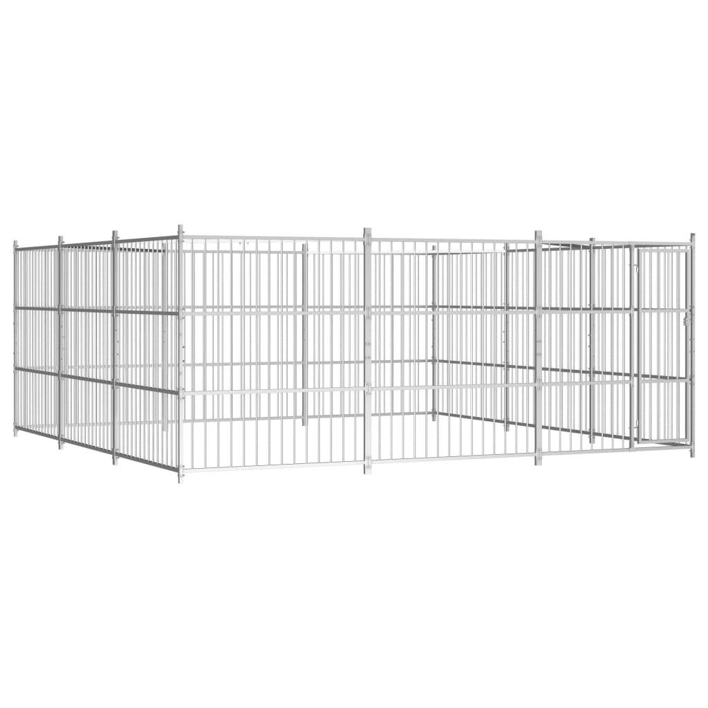 Vidaxl - Chenil d'extérieur pour chiens 450 x 450 x 185 cm vidaXL 144626 - Image 1