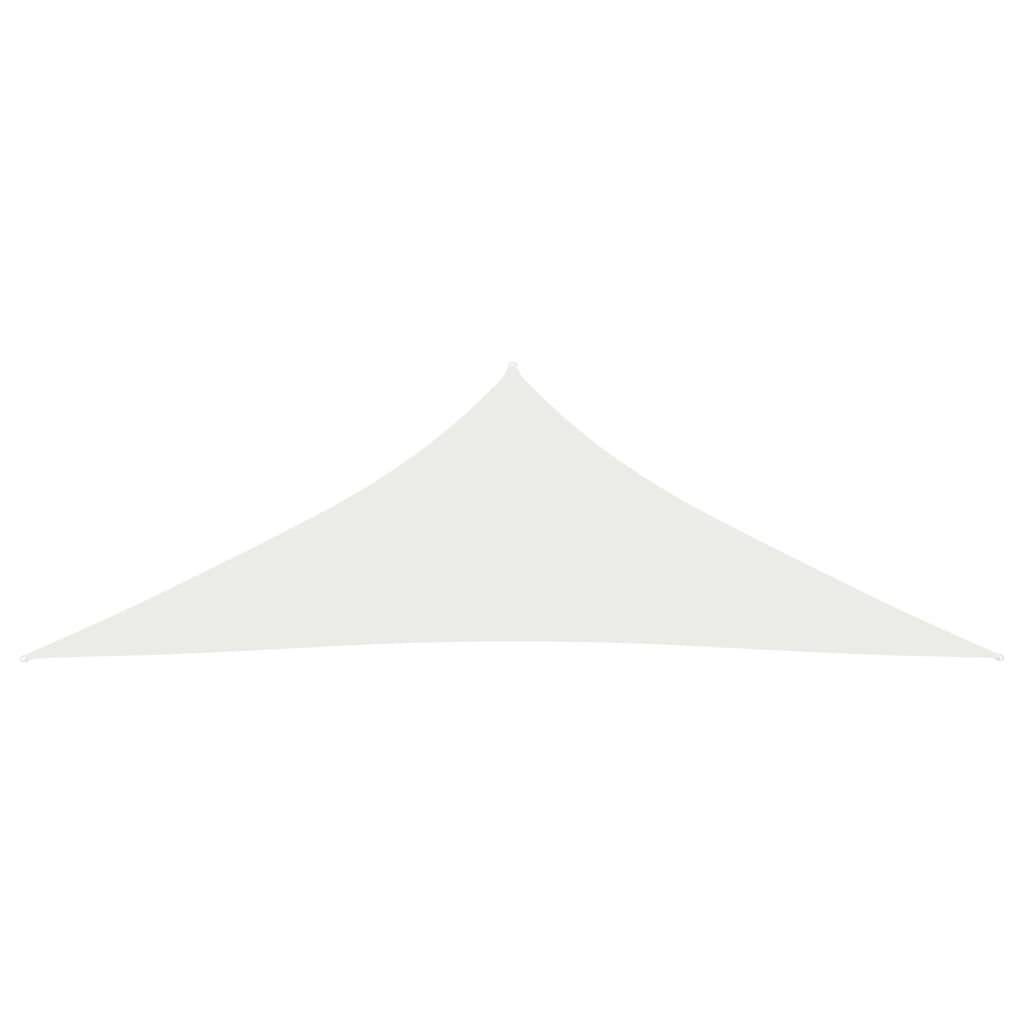 Helloshop26 - Voile toile d'ombrage parasol 160 g/m² 3,5 x 3,5 x 4,9 m PEHD blanc - Image 2
