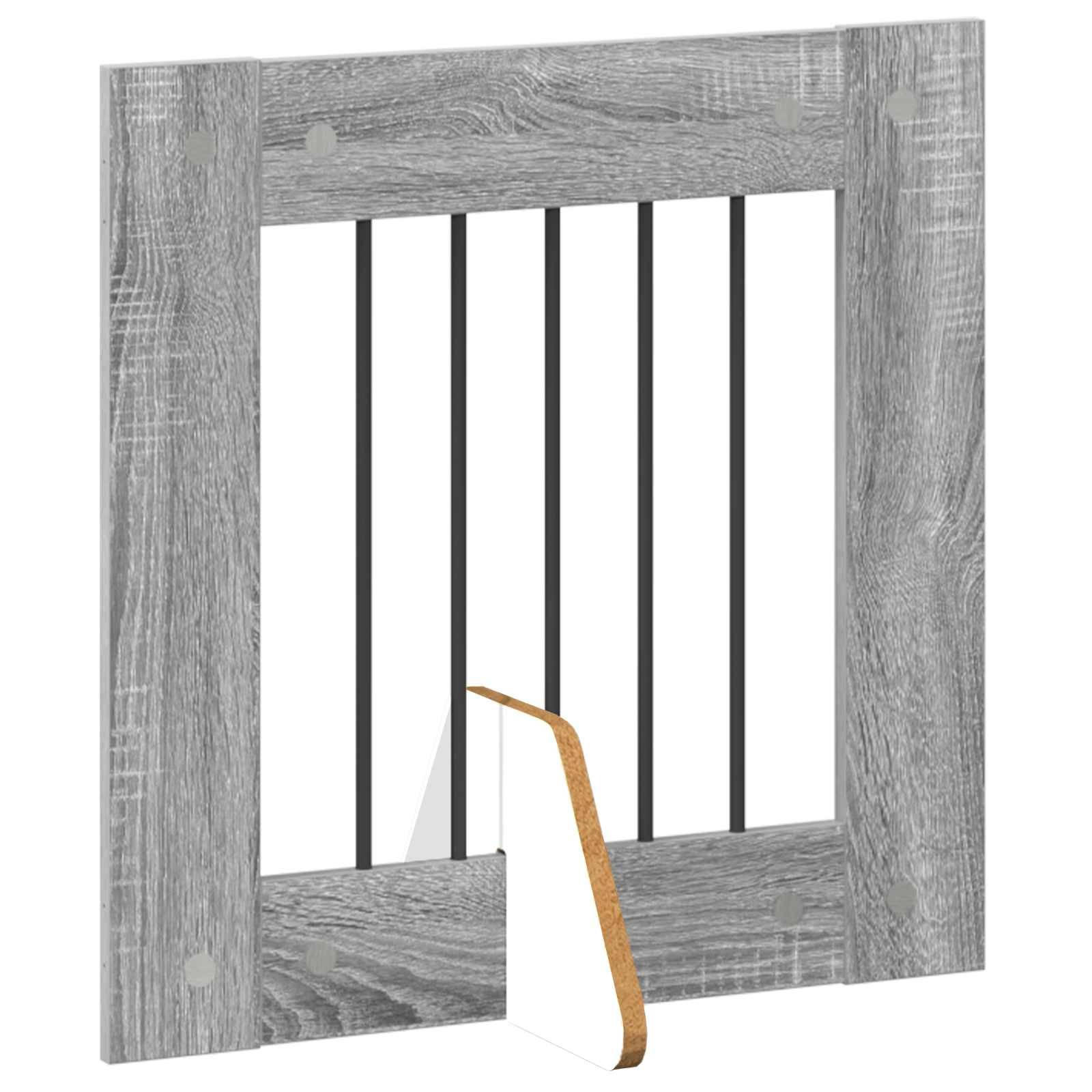 ComfortXL - Barrière de protection bois intérieur pour chien pliable modulable 120cm gris - ComfortXL Outdoor Living - Image 4
