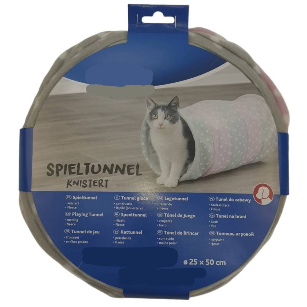 Tunnel de jeu ø25 × 50 cm,  pour chat - Image 3