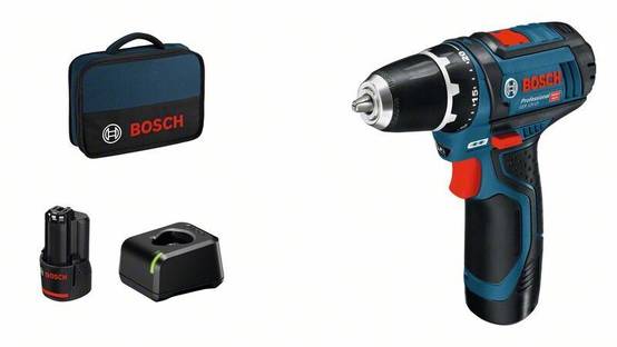 Bosch - Visseuse sans fil 12V GSR 12V-15 - BOSCH - avec 1 batterie 12V 2Ah - chargeur - housse - 060186810F - Image 2