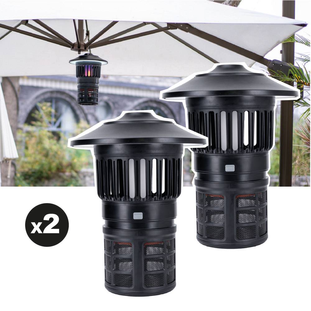 Lot de 2 pièges à moustique éclairant d'extérieur EZIlight® Mosquito Garden MG 30 - Image 1