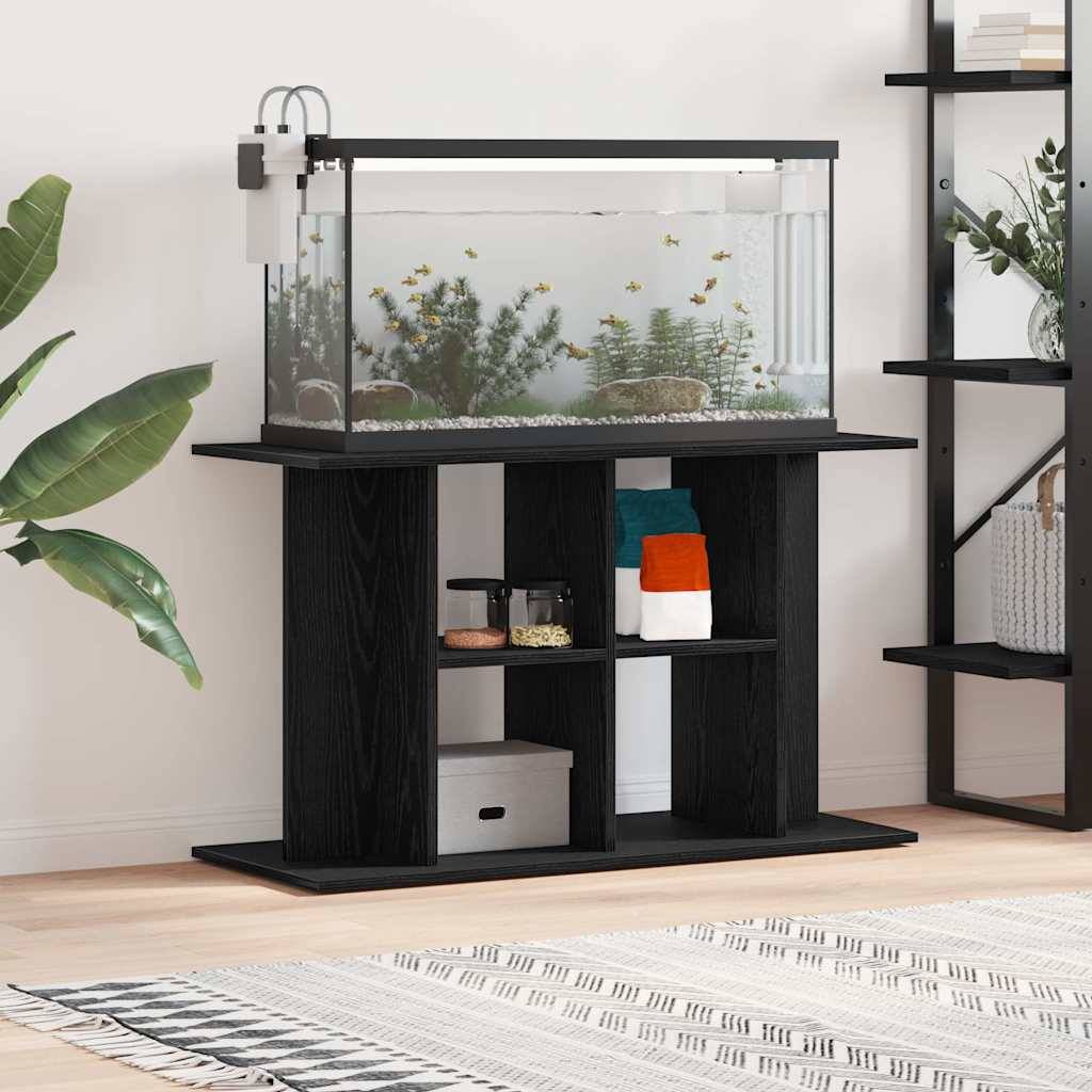 Vidaxl - Support d'aquarium Chêne noir 100x40x60 cm Bois d'ingénierie vidaXL 862150 - Image 1