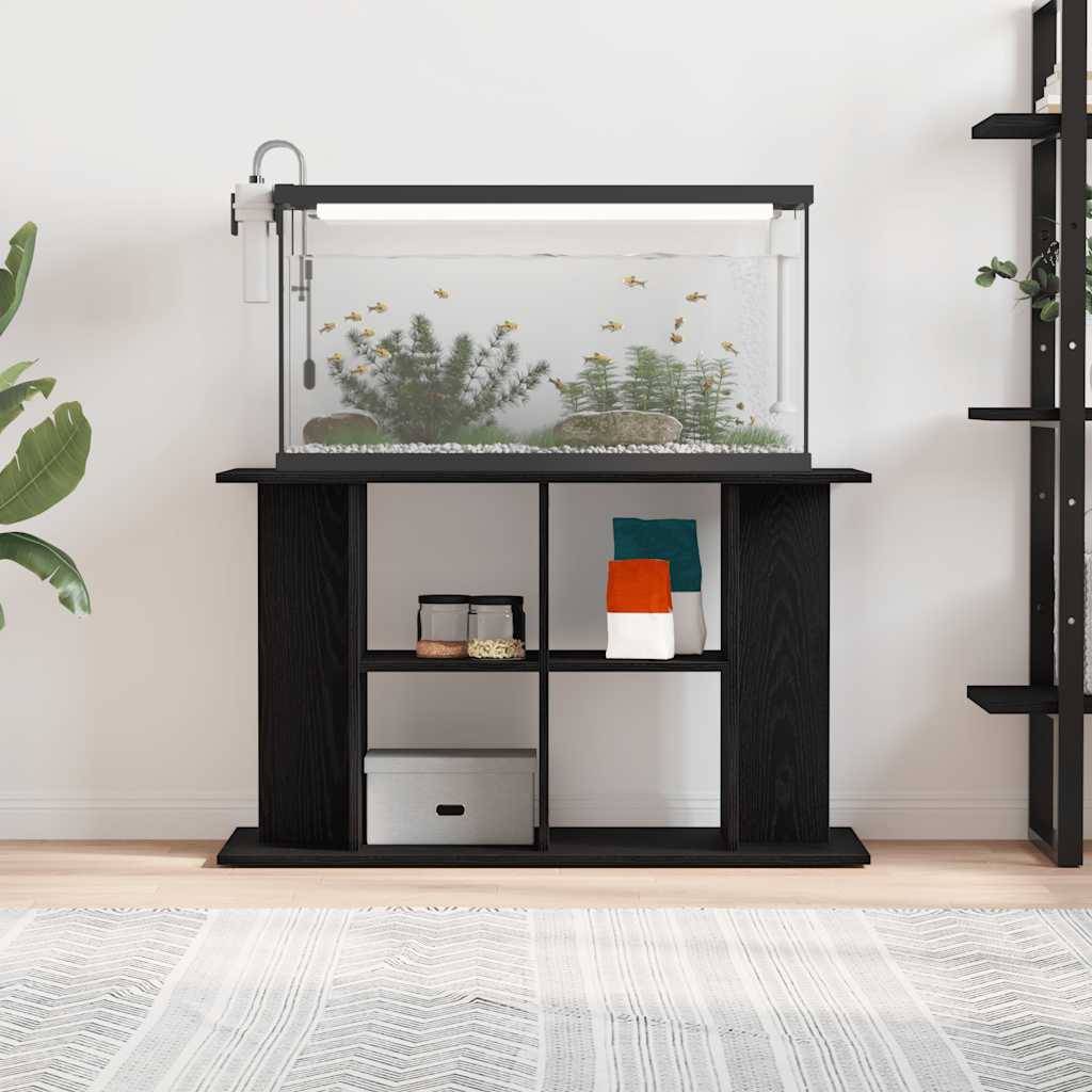 Vidaxl - Support d'aquarium Chêne noir 100x40x60 cm Bois d'ingénierie vidaXL 862150 - Image 4