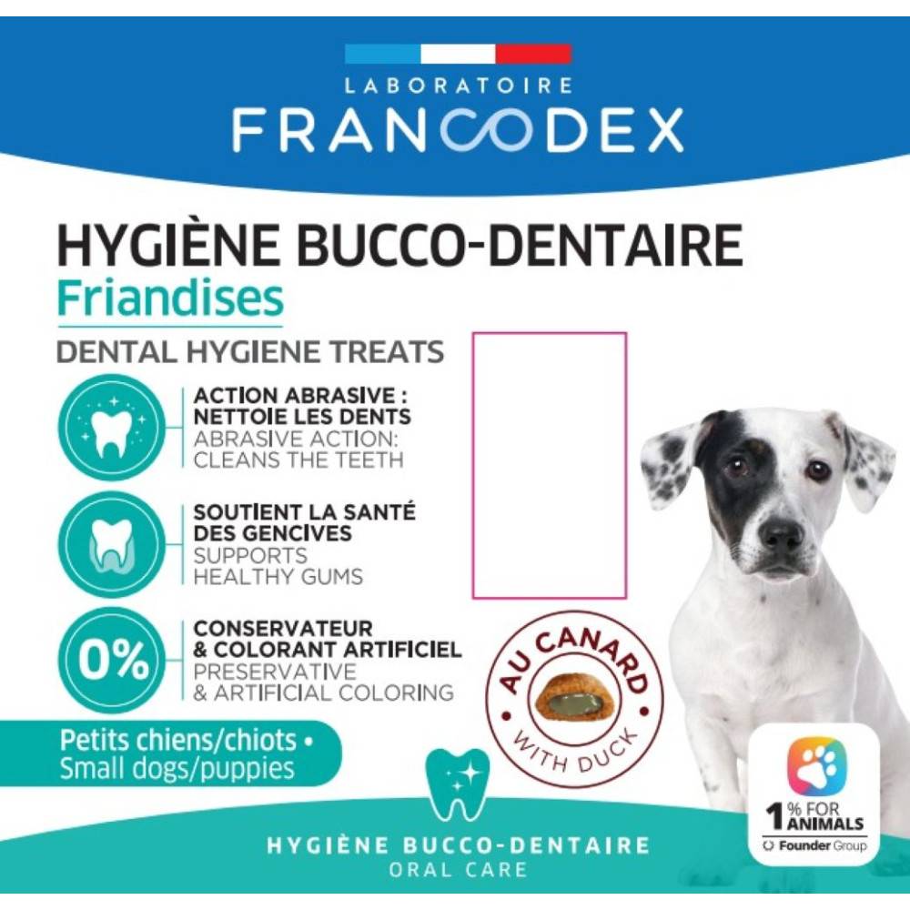 Francodex - Friandises Hygiène Bucco-Dentaire 75g Pour chiot et petit Chien - Image 3