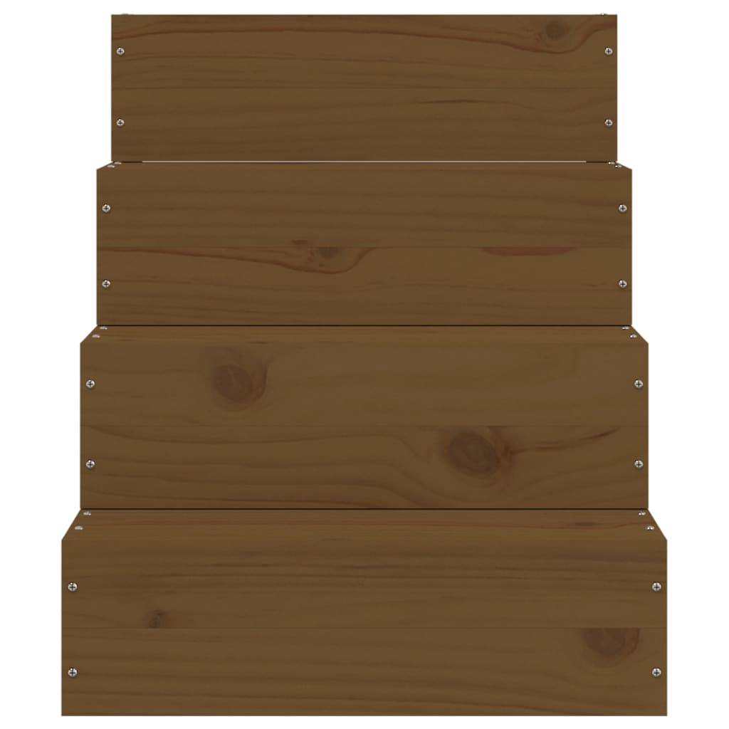 Vidaxl - Escalier animaux de compagnie Marron miel 40x49x47 cm Bois pin vidaXL 822469 - Image 5