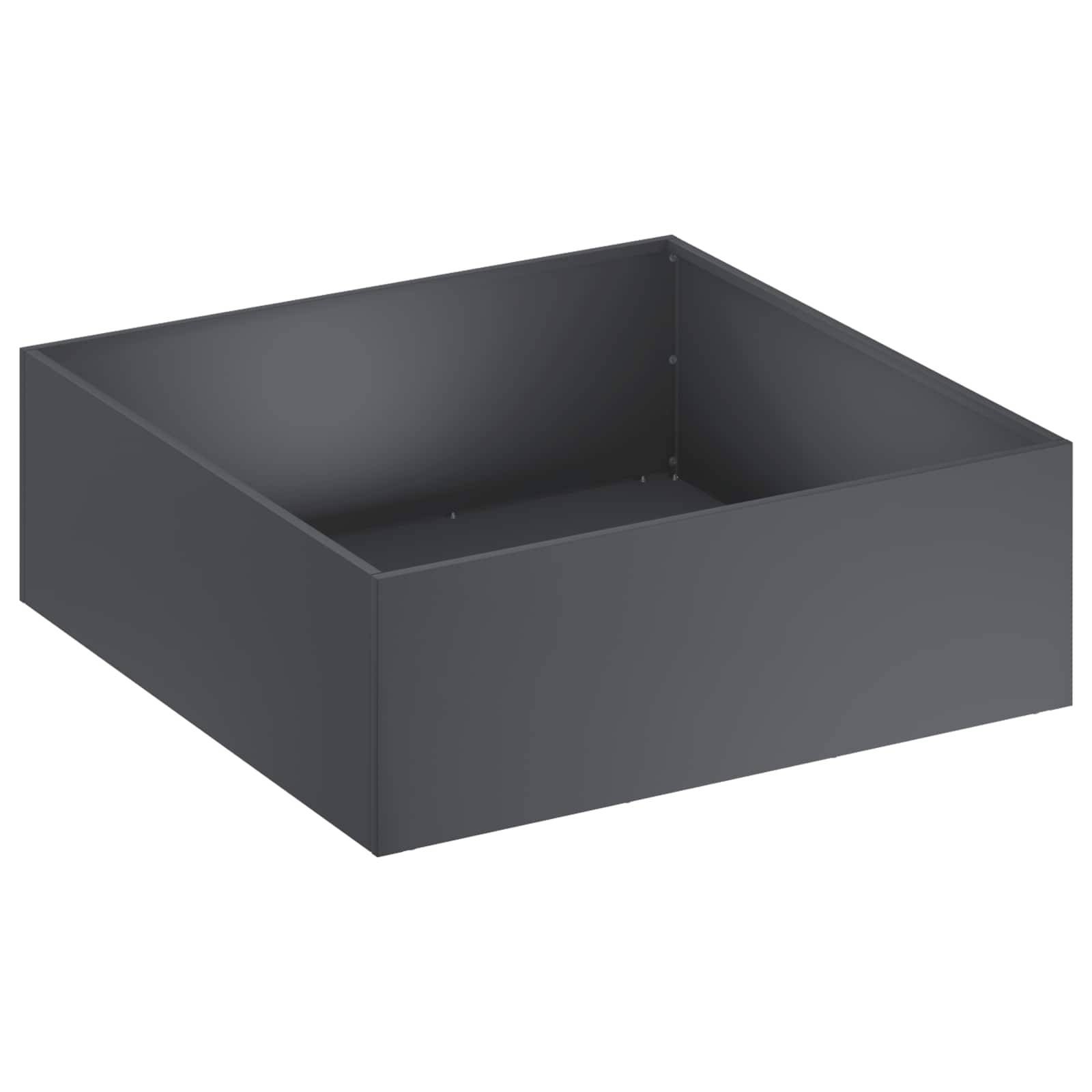 Vidaxl - Cache-pot de jardin 2 pc Anthracite 60 x 60 x 20 cm vidaXL 8004999 - Image 4