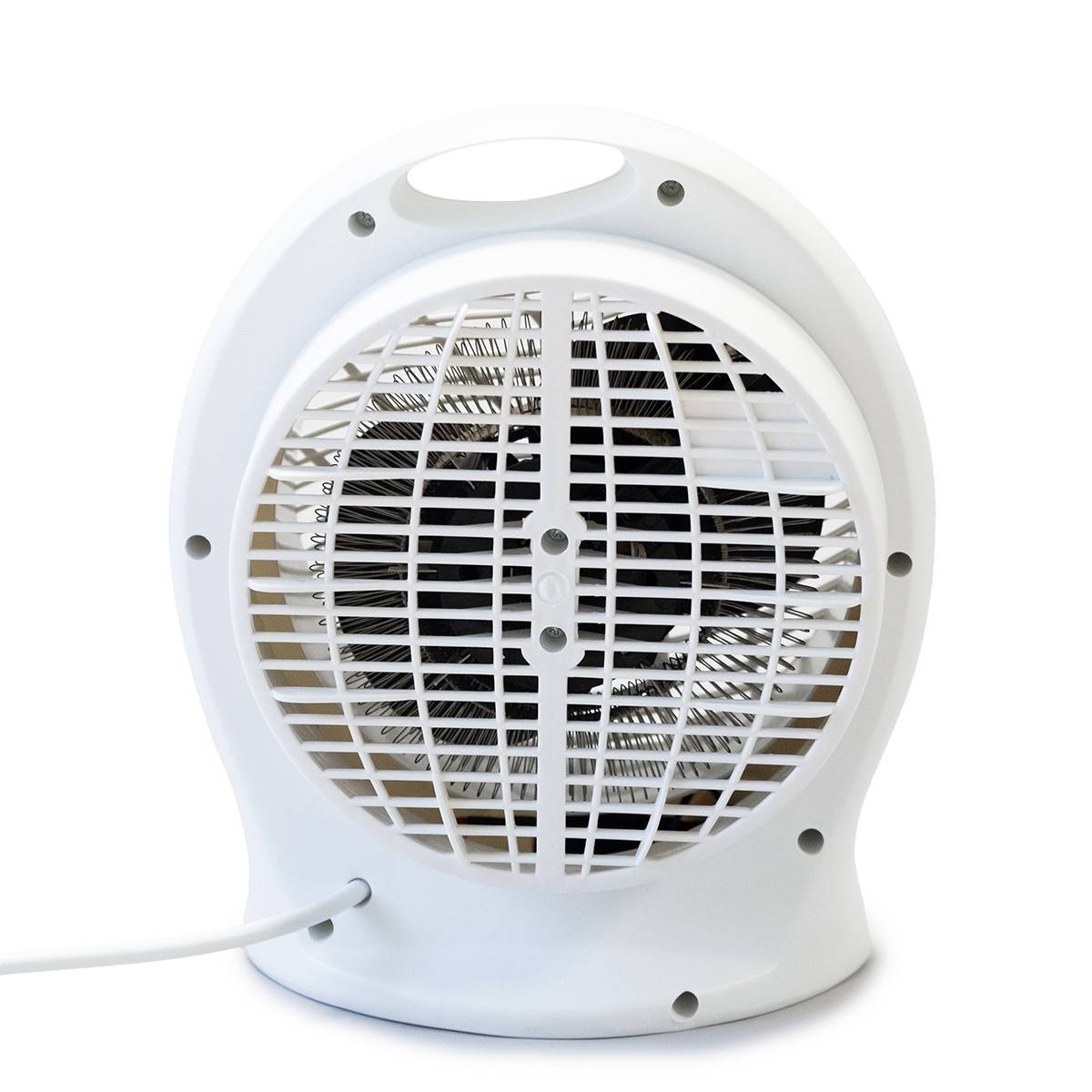 Chauffage électrique 2000W Radiateur Soufflant Climatiseur Portable Blanc Thermostat 5 à 35°C  NIKLAS - Image 4