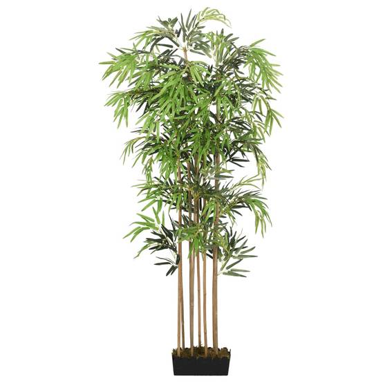 Bambou artificiel bambou et textile vert 150 cm, poids:6.4kg - PANGIVO - Image 2