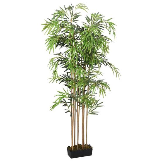 Bambou artificiel bambou et textile vert 150 cm, poids:6.4kg - PANGIVO - Image 1