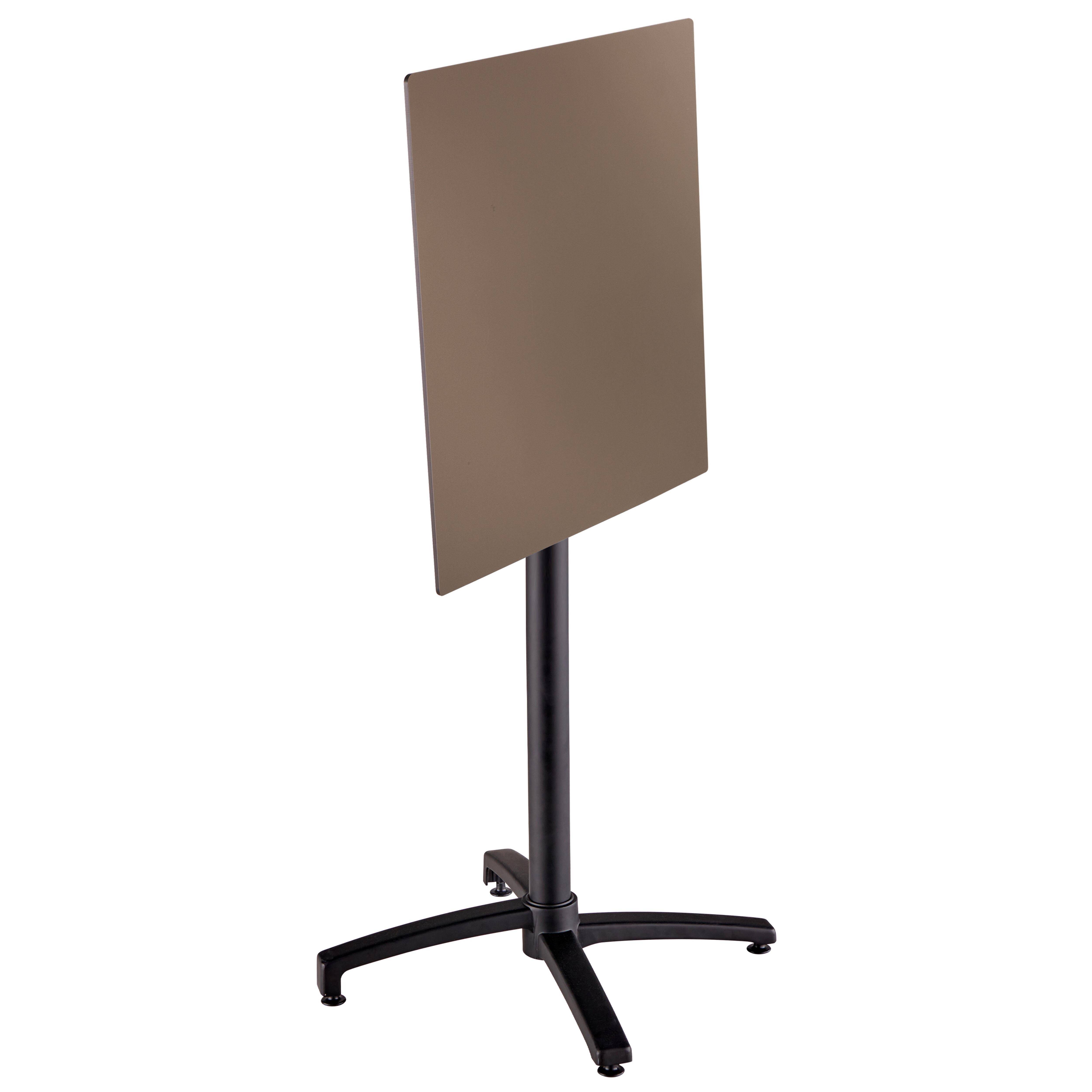 Oviala - Ensemble table haute stratifié taupe et 2 chaises hautes taupe - Oviala - Image 3