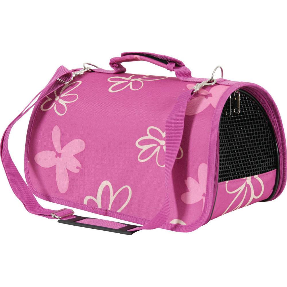 Animallparadise - Panier de transport Flower L couleur prune pour chat ou chien max 8 kg - Image 3