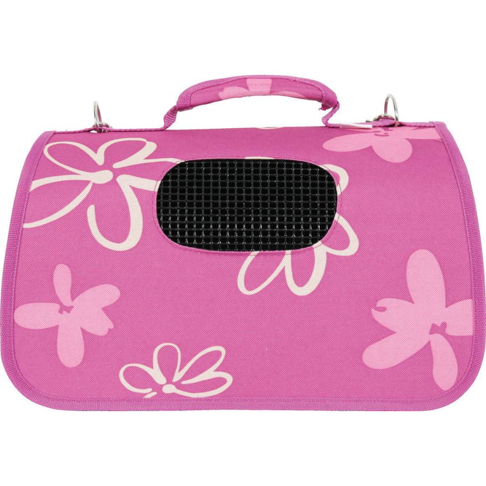 Animallparadise - Panier de transport Flower L couleur prune pour chat ou chien max 8 kg - Image 4