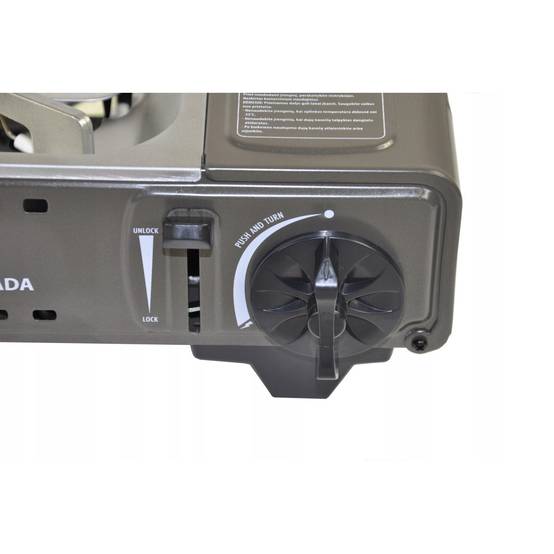 Barbecue à gaz Portable Grill 1780W + 4 Cartouches Gaz Butane Allumage Piezo + Mallette Camping ALPEN - Image 9