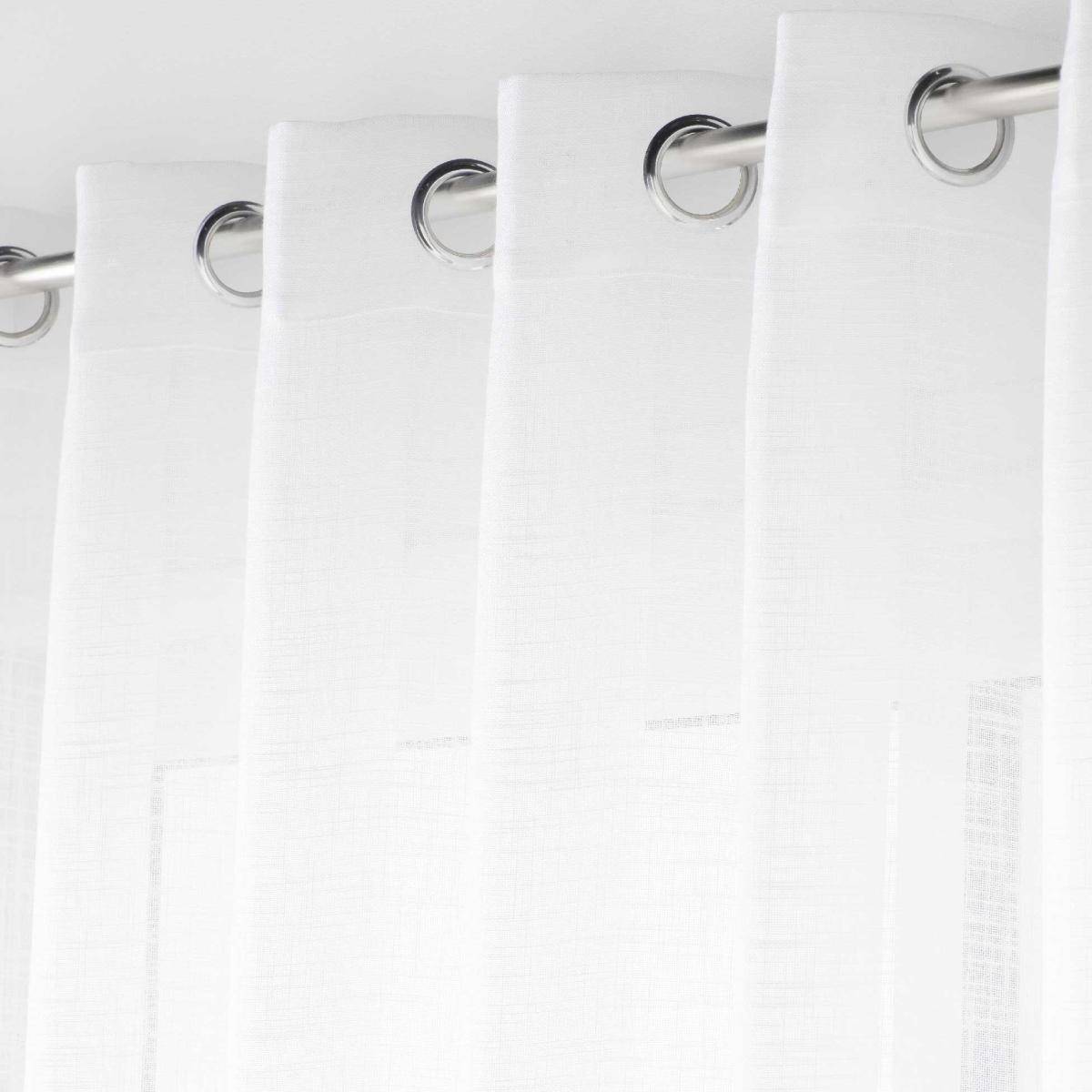 Rideau Voilage "Haltona" 300x240cm Blanc - Image 2