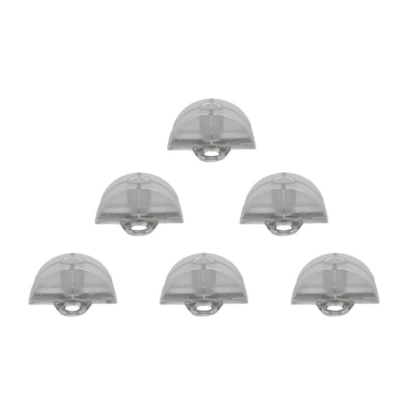 50 Cales de fixation pour plaque ondulée P.O 76/18 - Coloris - Translucide