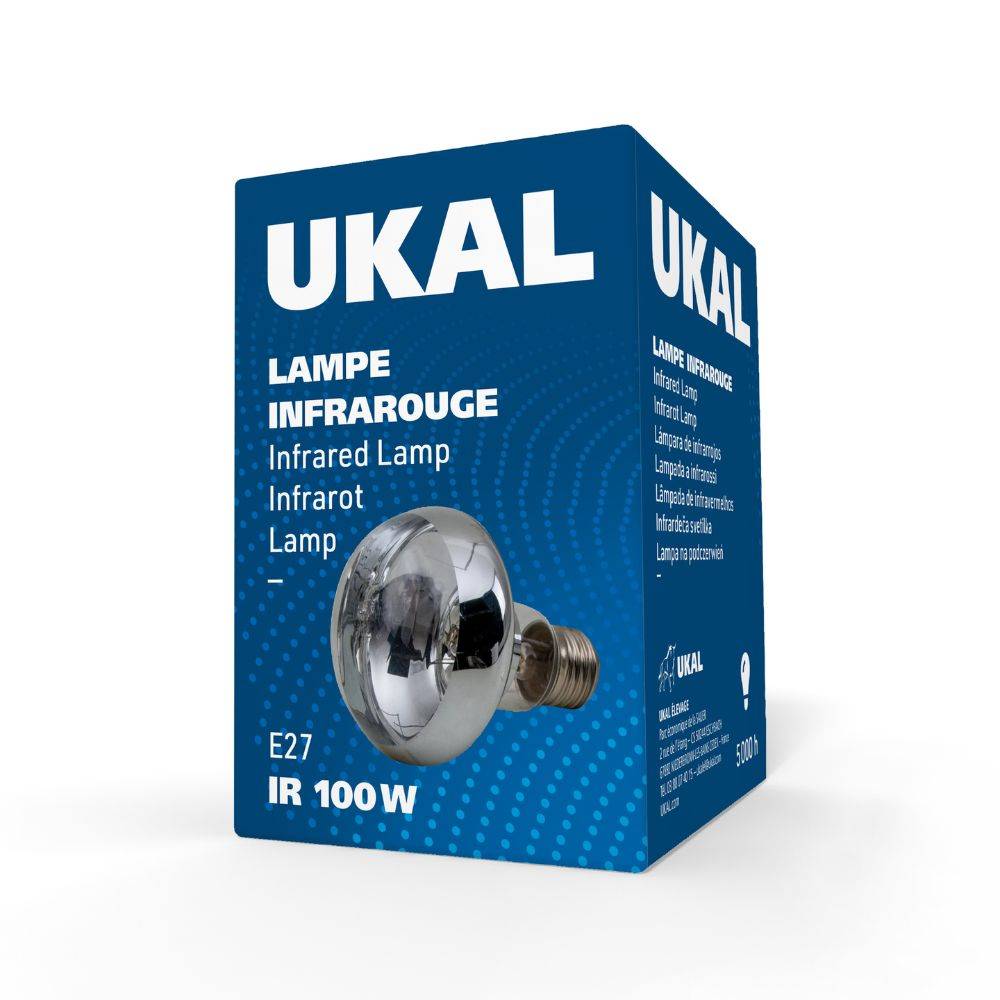 Ukal - Ampoule infrarouge 100 W claire UKAL - Image 3