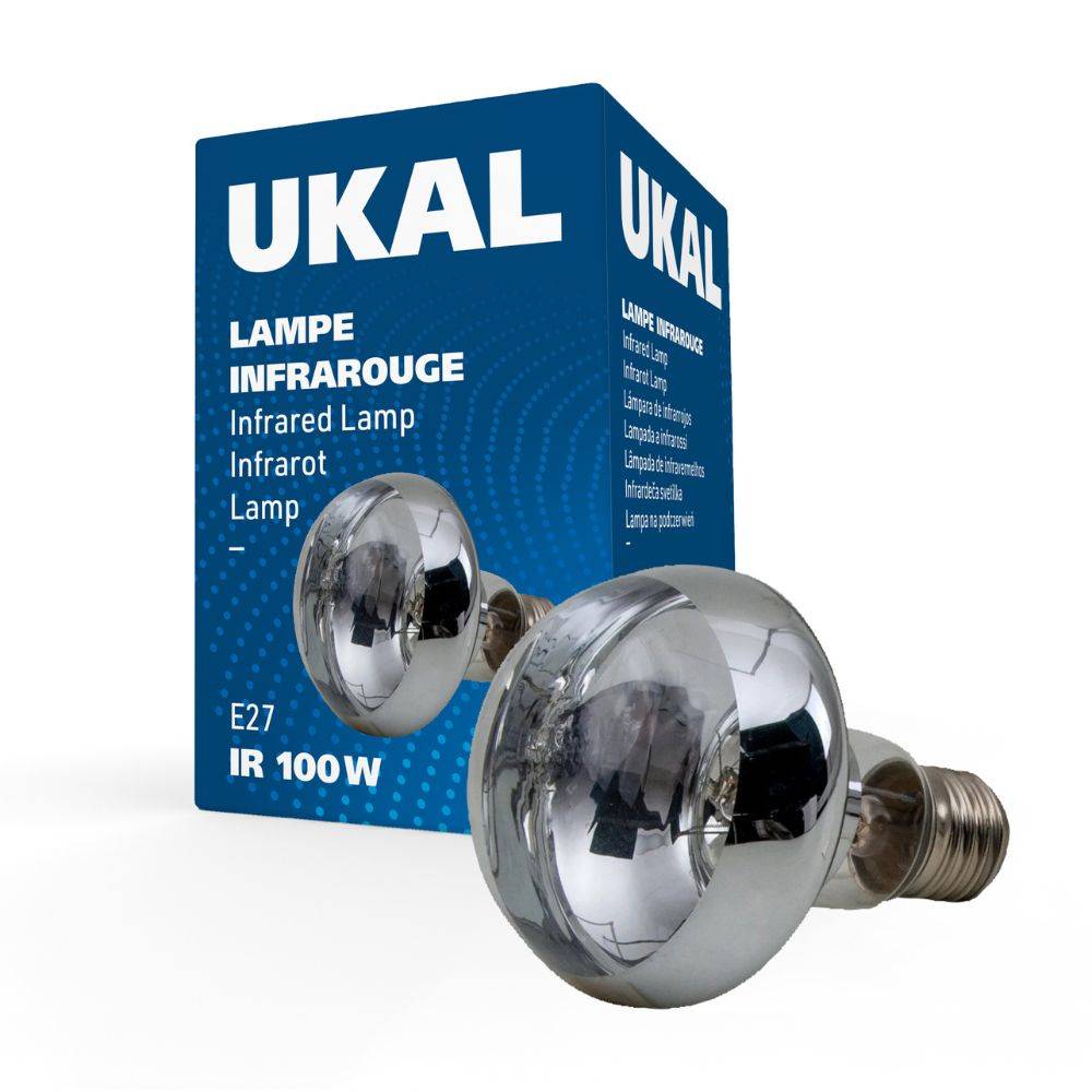Ukal - Ampoule infrarouge 100 W claire UKAL - Image 2