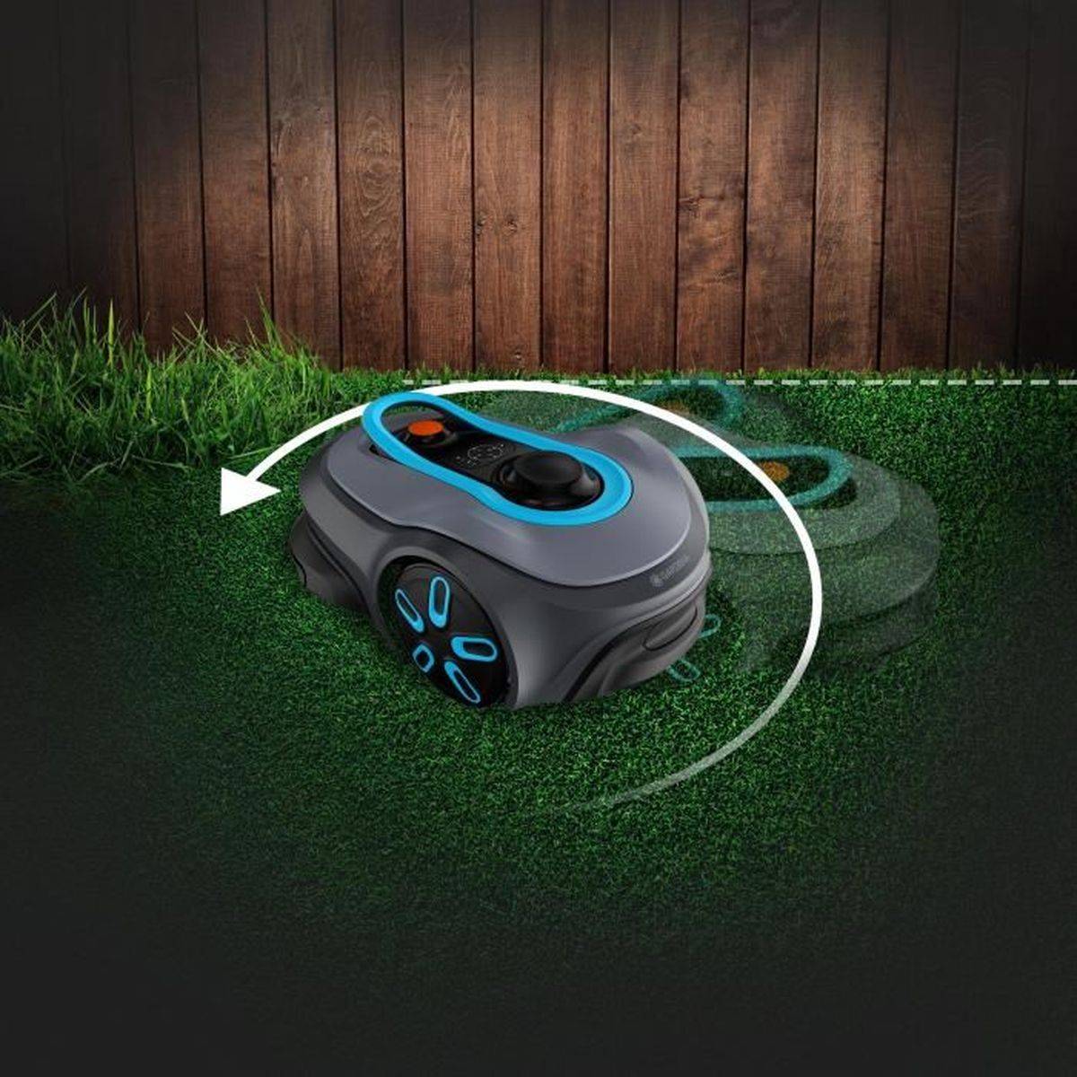 Tondeuse robot - GARDENA - Smart SILENO Free 1500 - Sans câbles périphériques - Surface 1500 m² - Inclus smart Gateway - Image 8