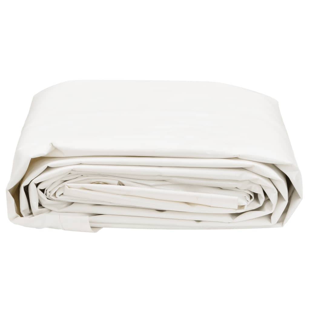 Couverture PVC 650g/m² Étanche pour Protection de Chantier Blanche 2,5x4,5 m – ComfortXL Outdoor Living - Image 3