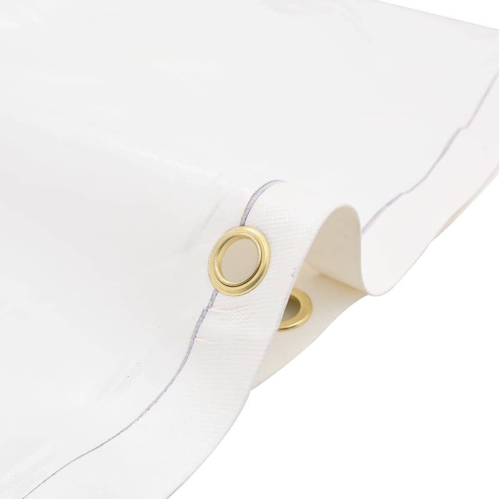 Couverture PVC 650g/m² Étanche pour Protection de Chantier Blanche 2,5x4,5 m – ComfortXL Outdoor Living - Image 4