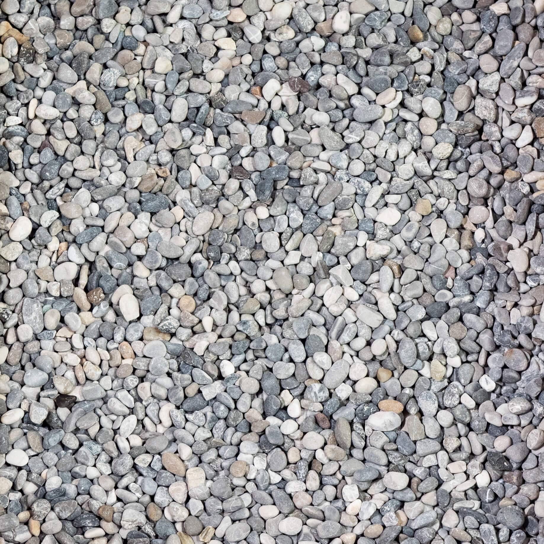 Galet Gris des Alpes 8-12 mm - Lot de 4 big bag de 500 kg (40 m²) - RO'MA NATURE - Image 1