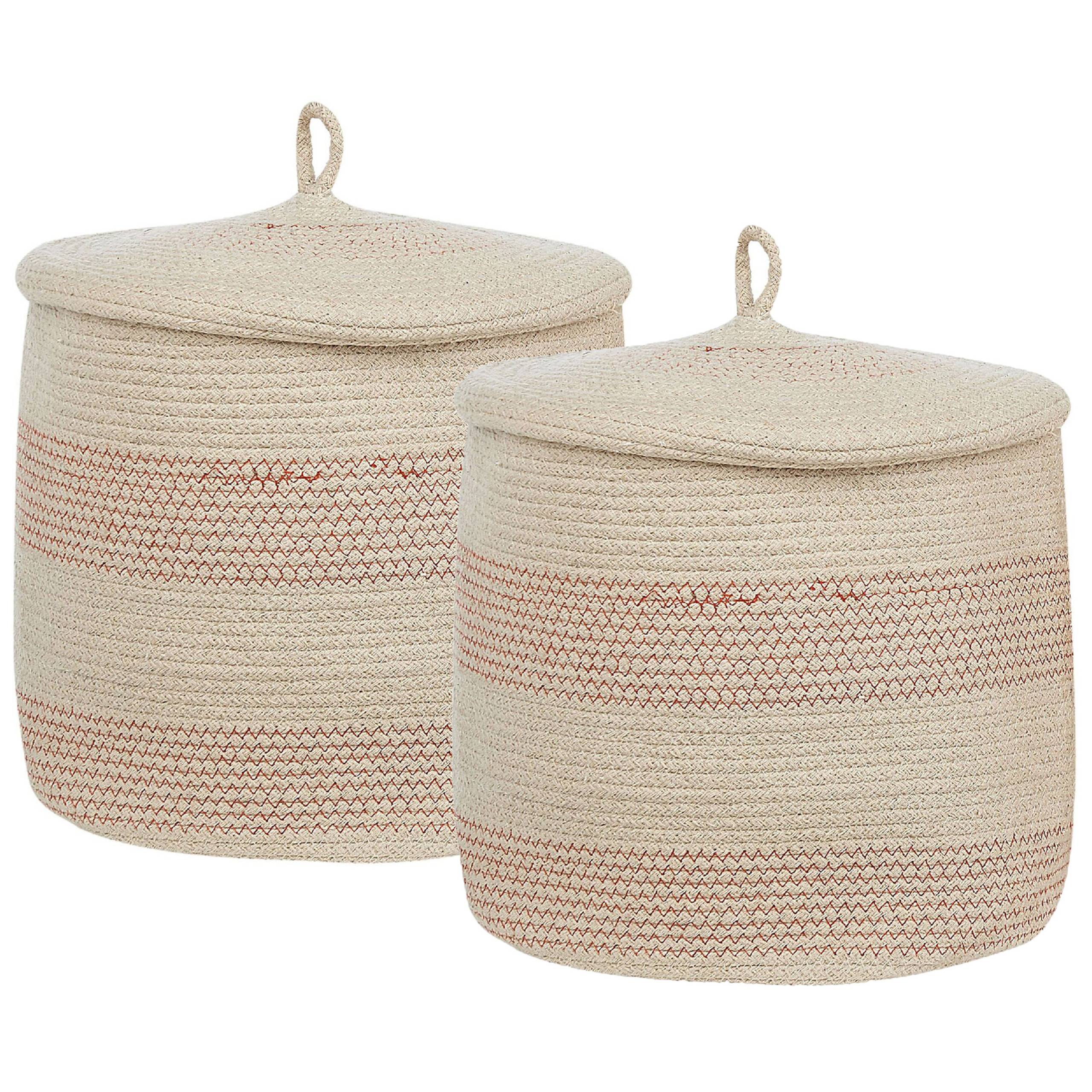 Beliani - Corbeille Coton Beige clair SILOPI - Beliani - Image 2