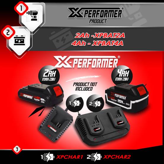 Scie circulaire sans fil 20V livrée sans batterie - X-Performer - Image 2