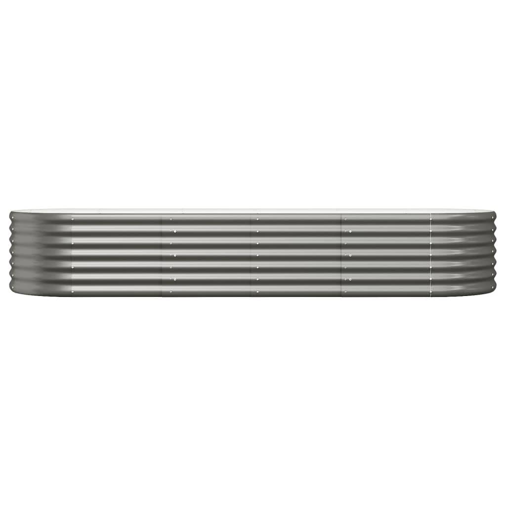 Vidaxl - Lit surélevé de jardin Acier galvanisé 224x80x36 cm gris vidaXL 318919 - Image 6