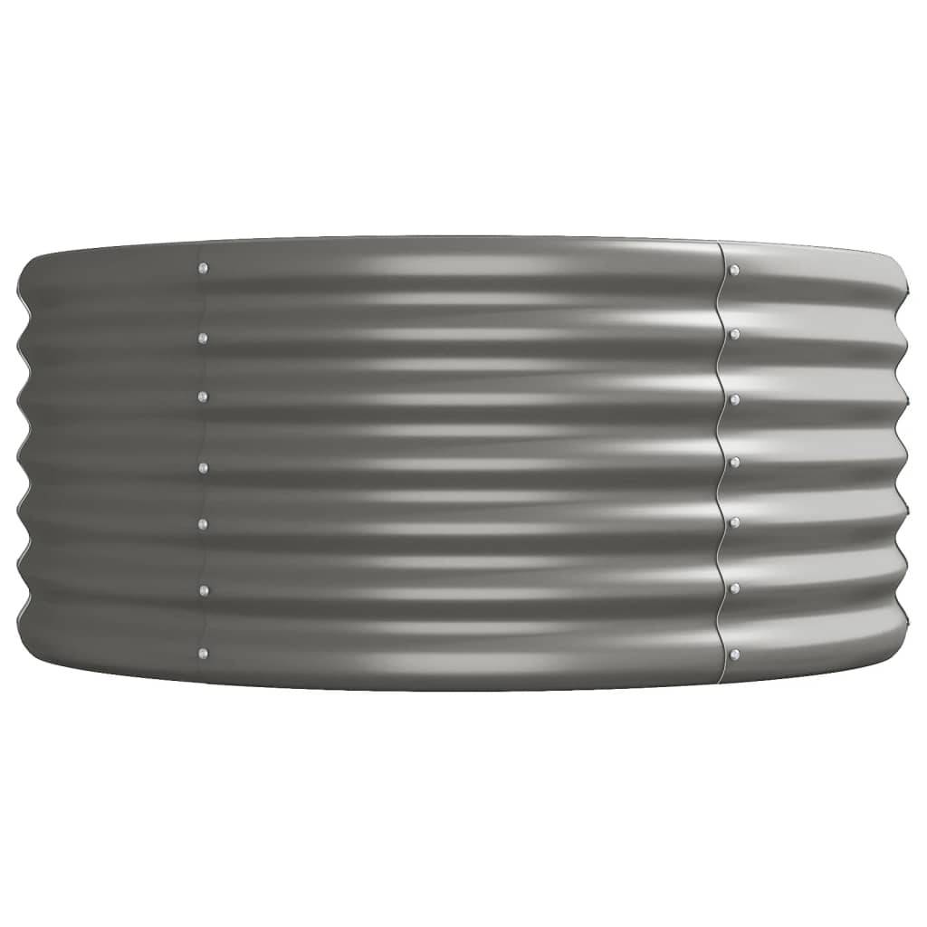 Vidaxl - Lit surélevé de jardin Acier galvanisé 224x80x36 cm gris vidaXL 318919 - Image 5