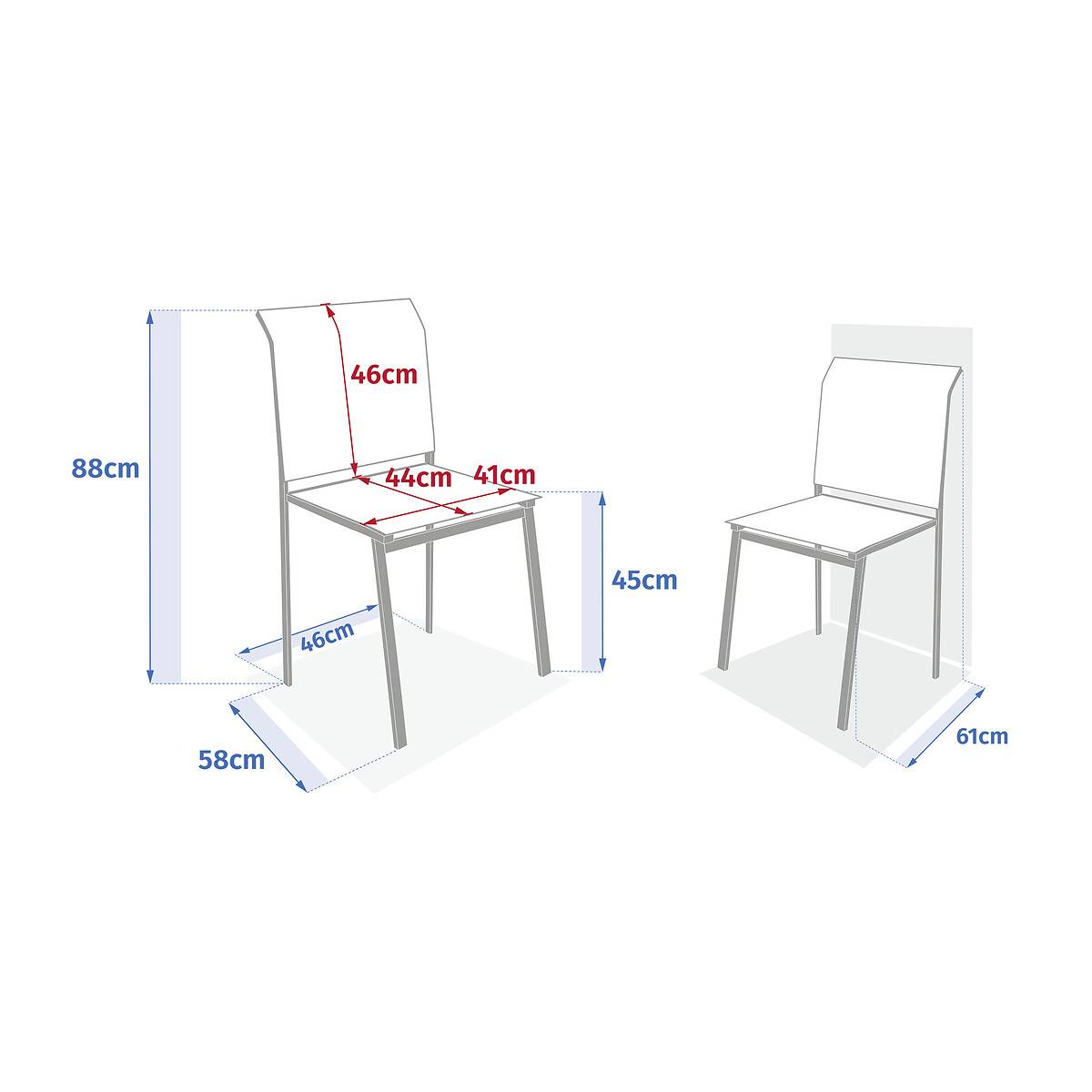 Hesperide - Chaise de jardin empilable "Essentia" lin & vert laurier aluminium et texaline Hespéride - Image 4