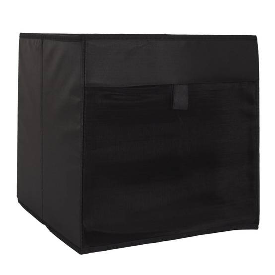 Panier à Linge Carré "Pop Up" 30cm Noir - Image 5