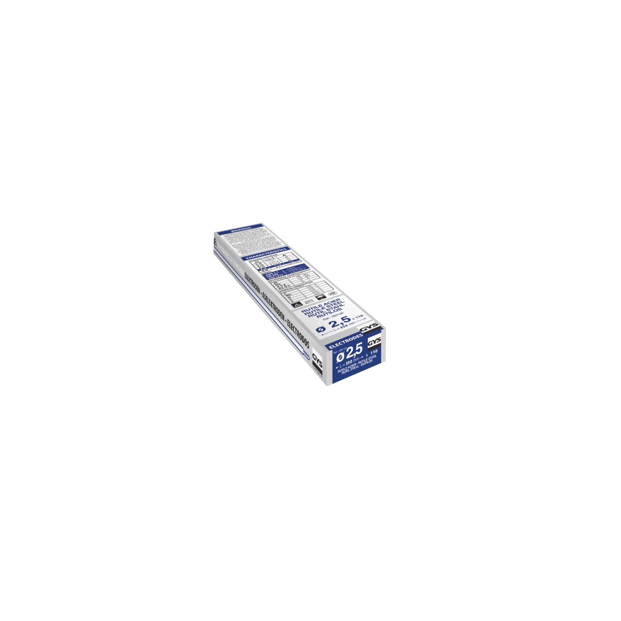 Etui de 230 électrodes rutile en acier 2,5mm - GYS - 85039 - Image 2