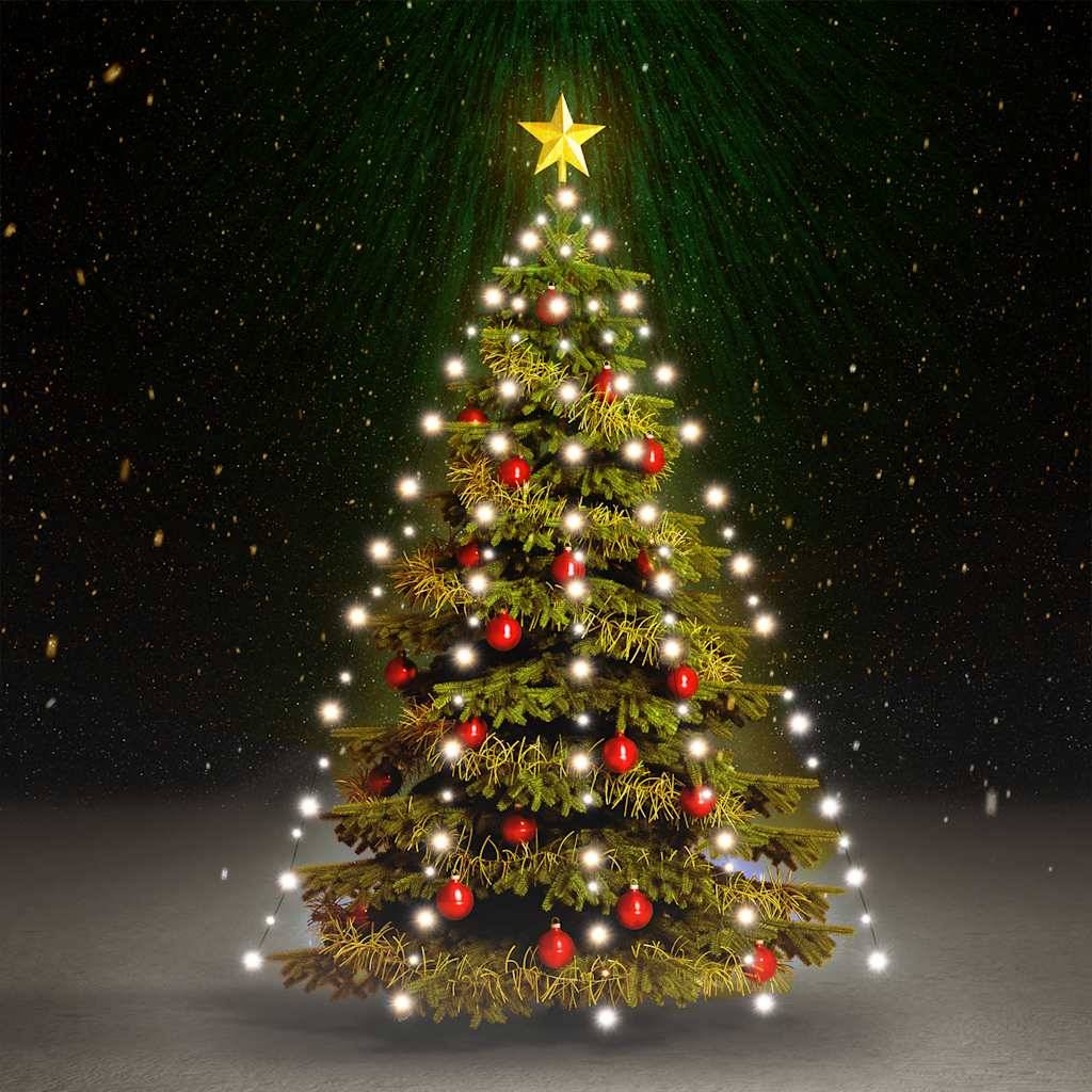 PANGIVO - Guirlande lumineuse sapin PVC blanc froid 150 cm - PANGIVO - Image 1