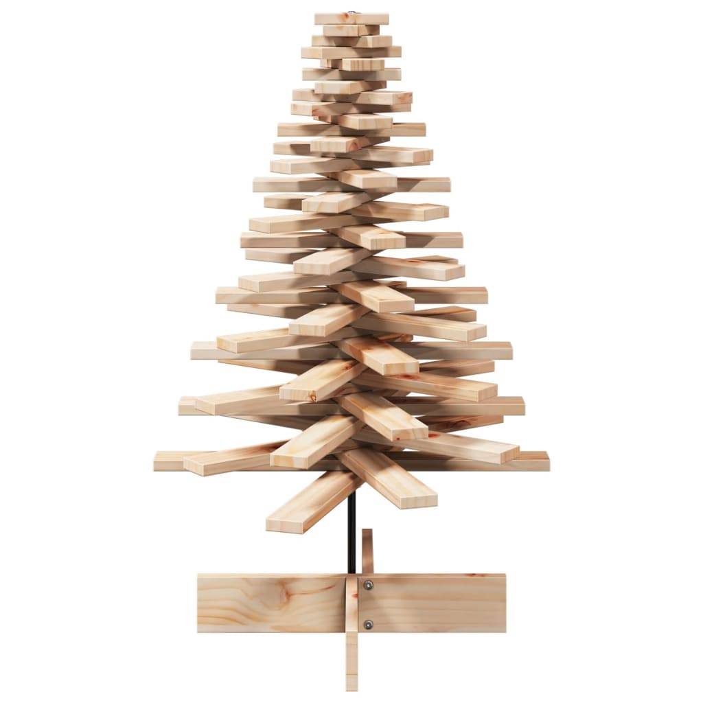Maison Chic - Sapin de Noël | Arbre de Noël en bois pour décoration 100 cm bois massif de pin Maison Chic - Image 3
