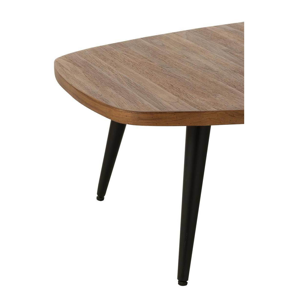 Table Basse en Bois "Teck" 120cm Naturel - Image 4