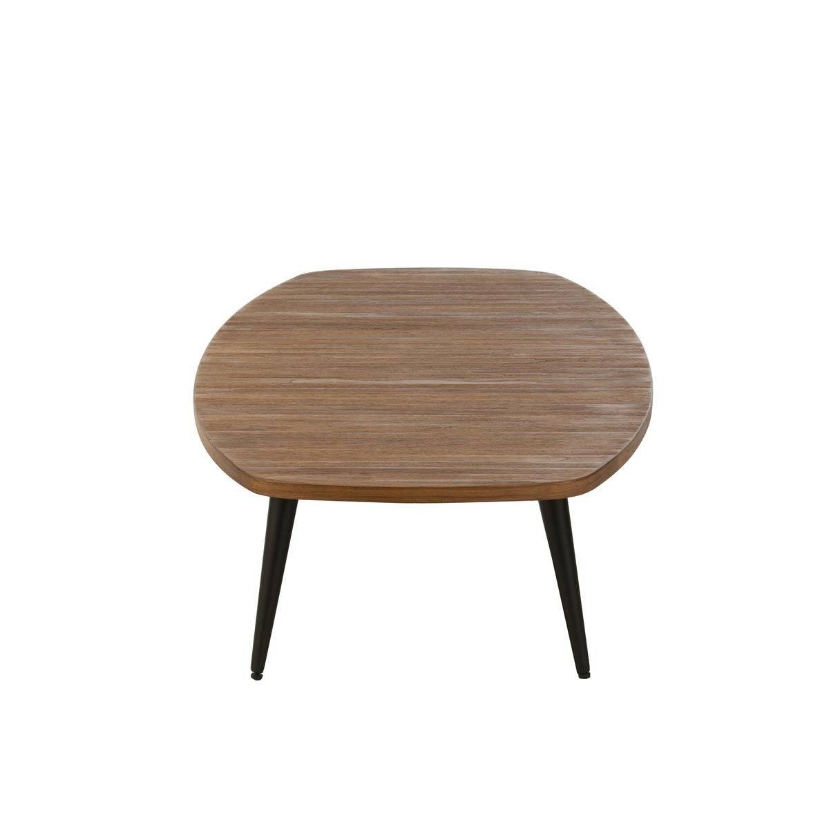 Table Basse en Bois "Teck" 120cm Naturel - Image 3